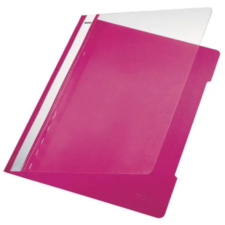 Leitz Schnellhefter Standard, A4, langes Beschriftungsfeld, PVC, pink