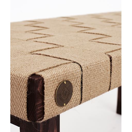 Wecycle Furniture Luna Bænk, Smoked