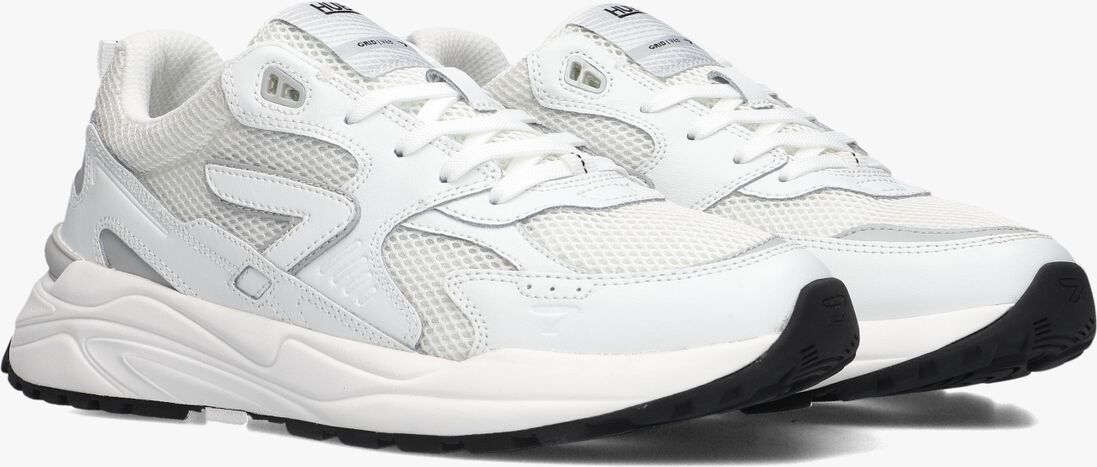 HUB witte hub lage sneakers grid-m