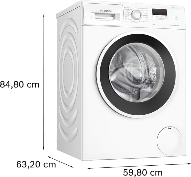 Bosch Serie 2 vaskemaskine WGE03400SN (8 kg)