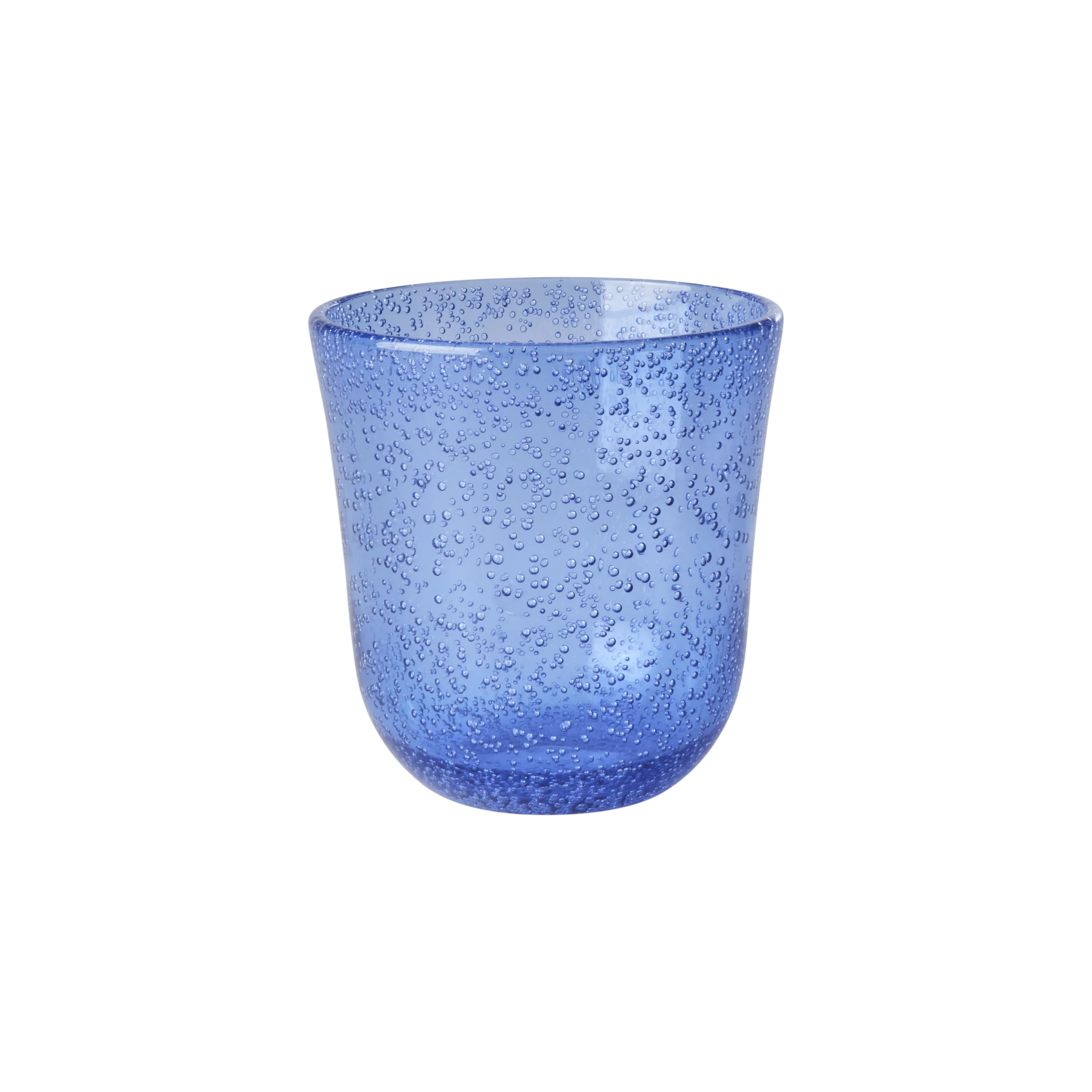 RICE  Acrylic Bubble glas, blå - 410 ml.