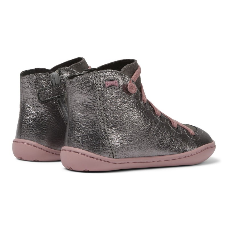 Camper Camper Peu Kids Bottines Argenté
