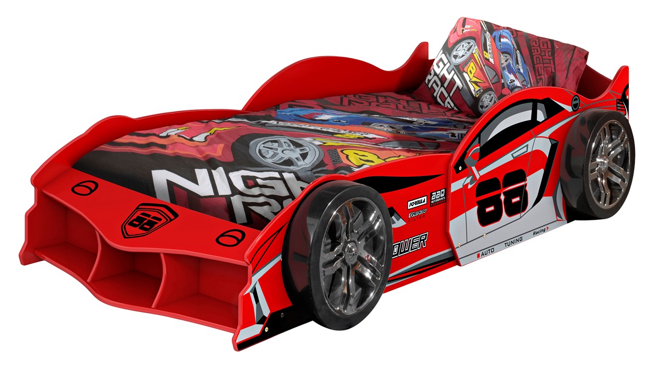Bed Max raceauto rood