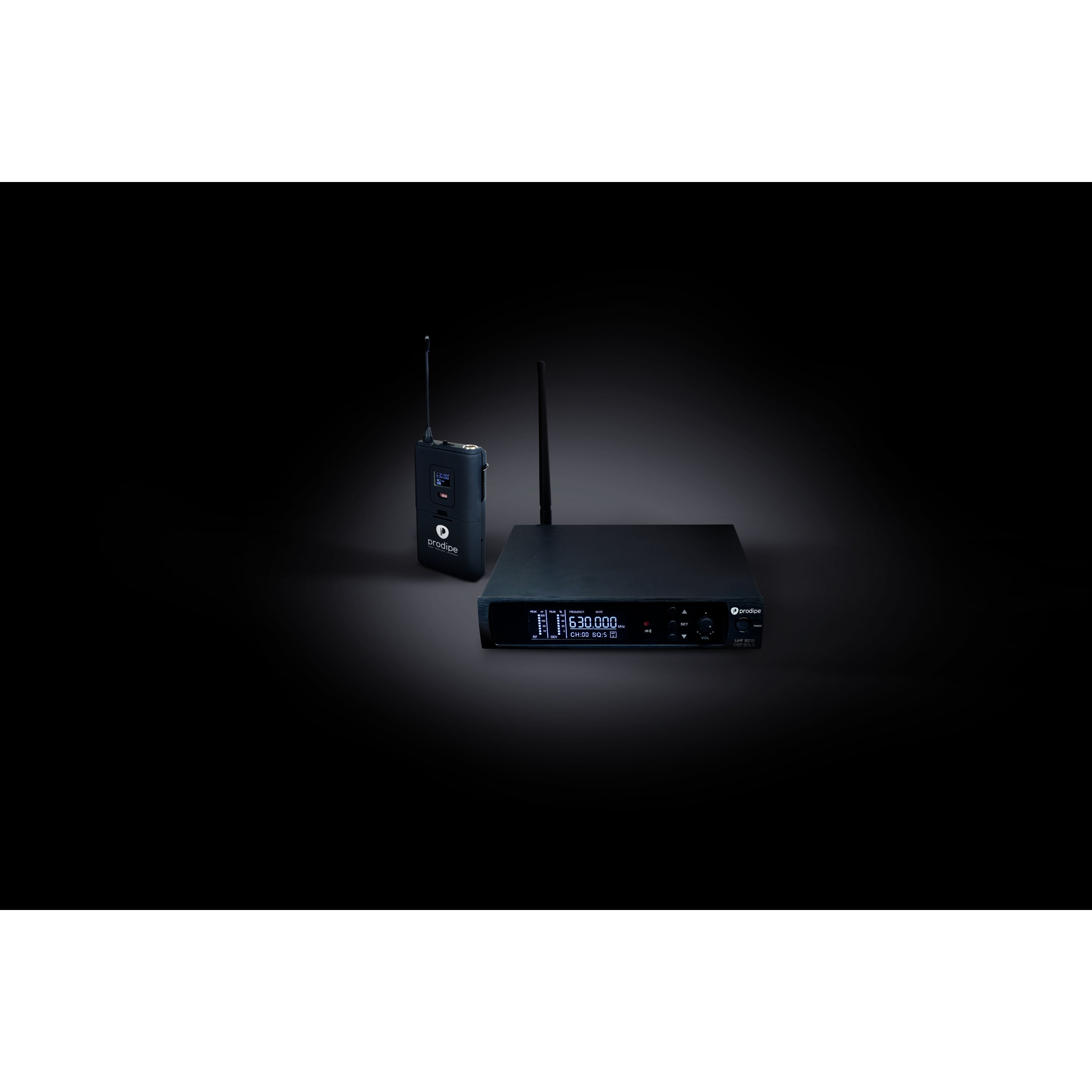 Prodipe UHF B210 DSP SOLO draadloos systeem (630 - 680 MHz)