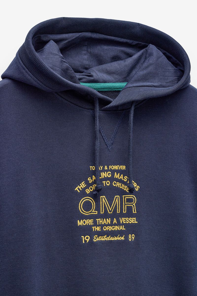 SWEATSHIRT COM CAPUZ E PRINT QMR