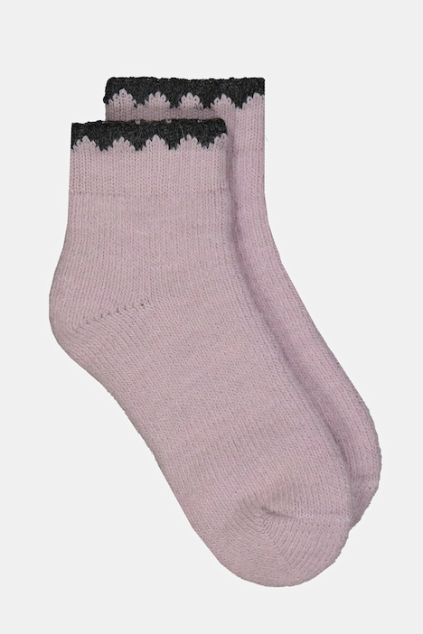 Kuschelsocken, Alpaka-Wolle, weiches Bündchen