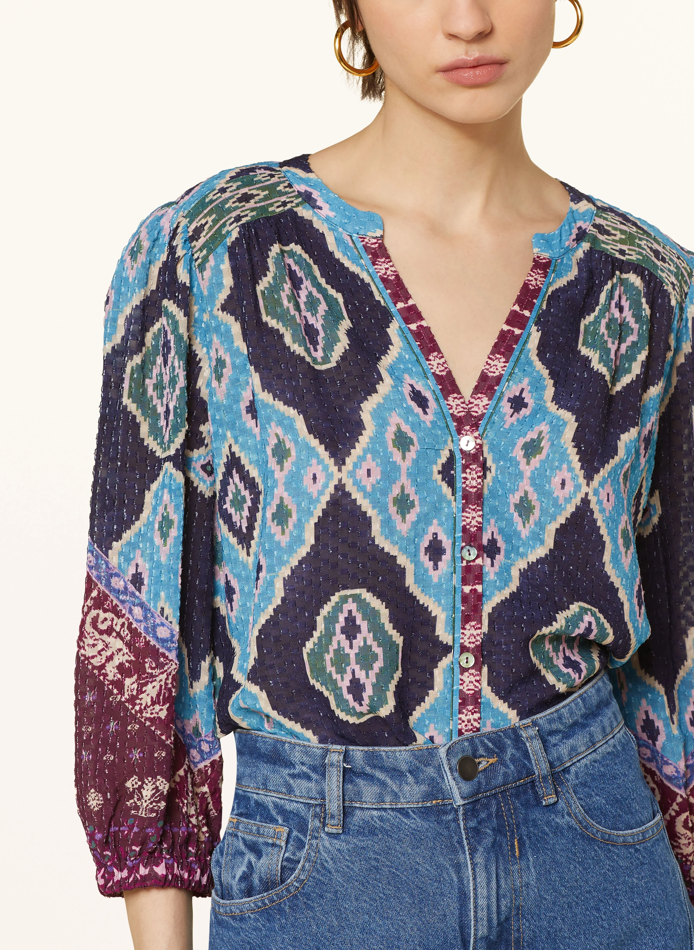 ba&sh Bluse MAD mit 3/4-Arm