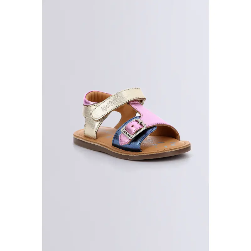 Diazz Beige marine SANDALES Cuir Fille