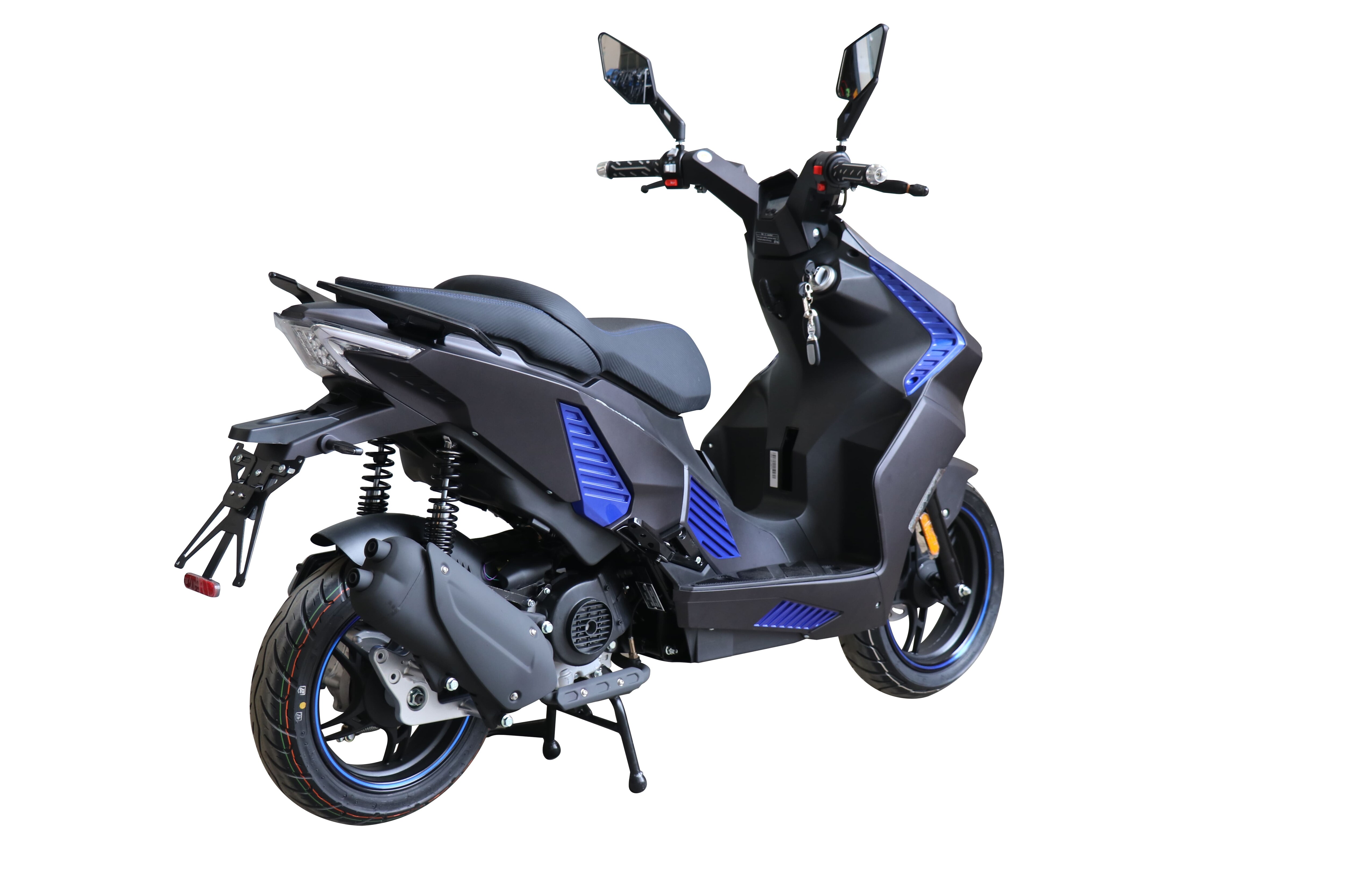 Alpha Motors Motorroller Shark 50 ccm 45 kmh EURO 5 mattschwarz