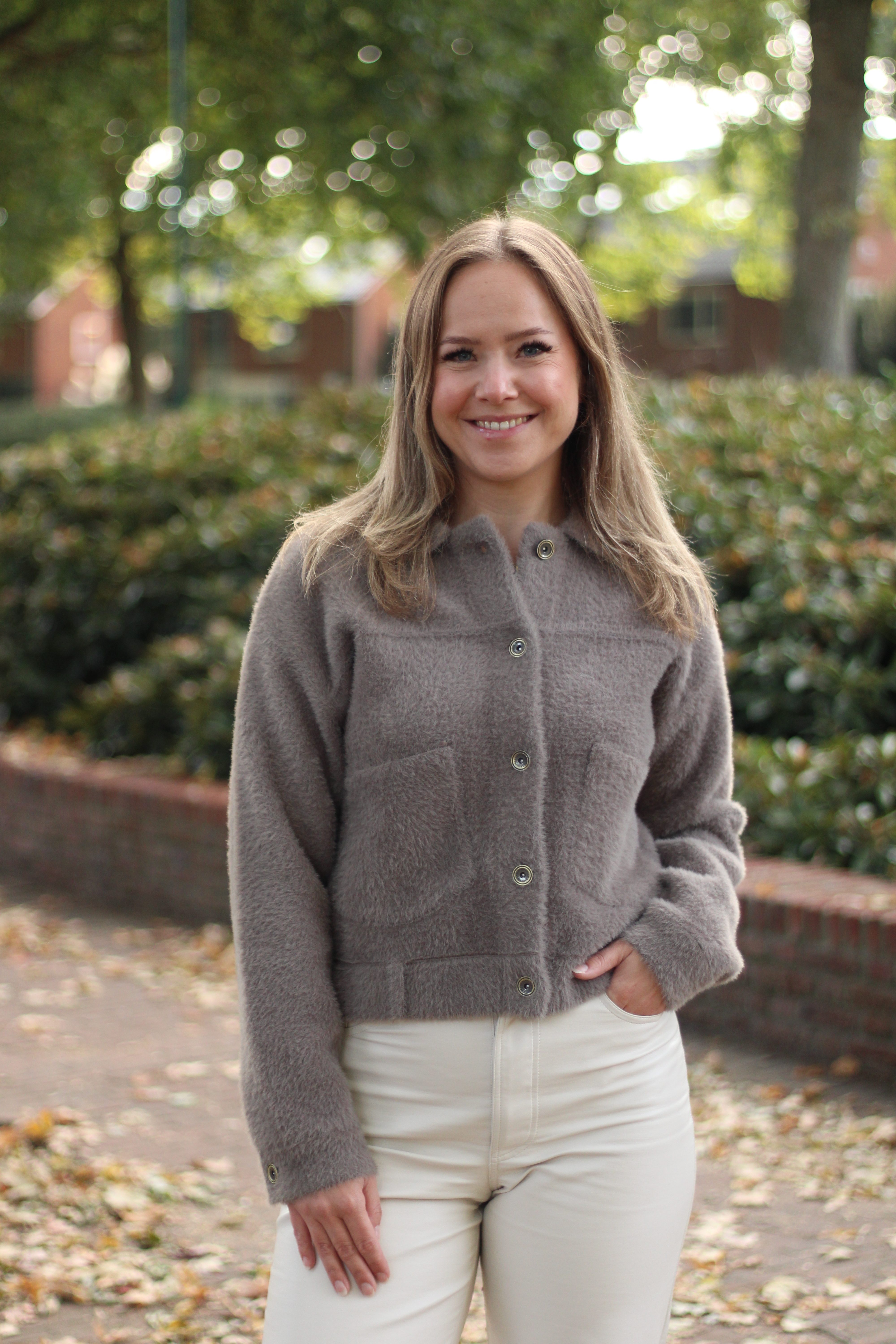 Rino & Pelle - Bubbly Boxy Jacket - Taupe
