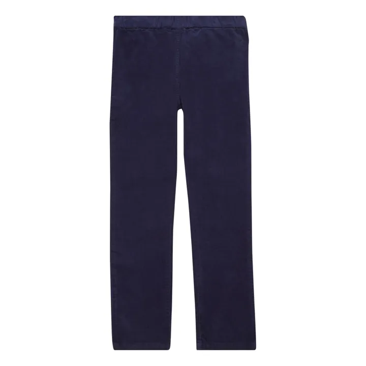 Bonton Legging Velours Melvil | Bleu marine