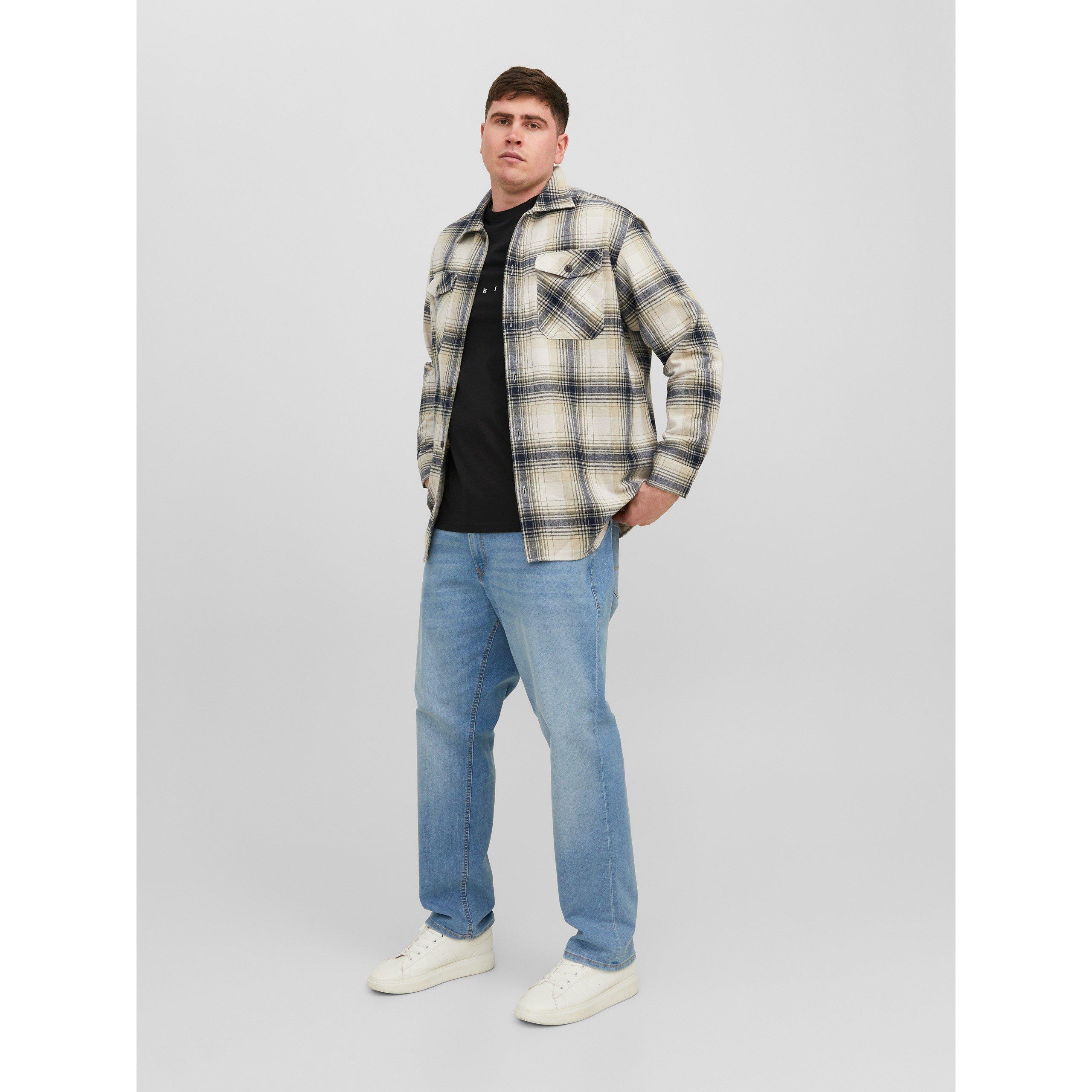 Jack and Jones Eddie Overshirt Mens Plus Size