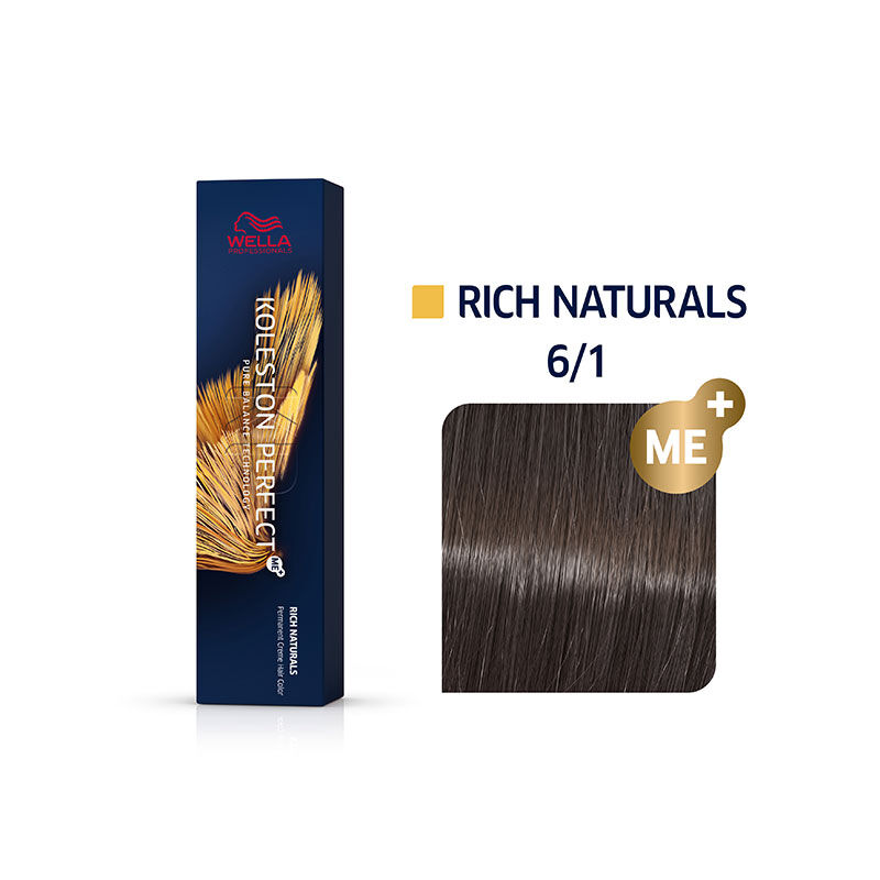 Coloration permanente Koleston Perfect Me+ 6/1 blond foncé cendré