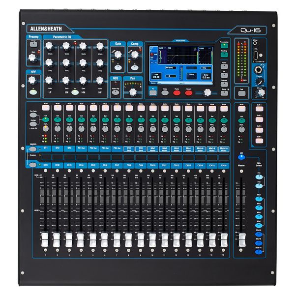 Allen & Heath Qu-16 Chrome Hands On Bundle
