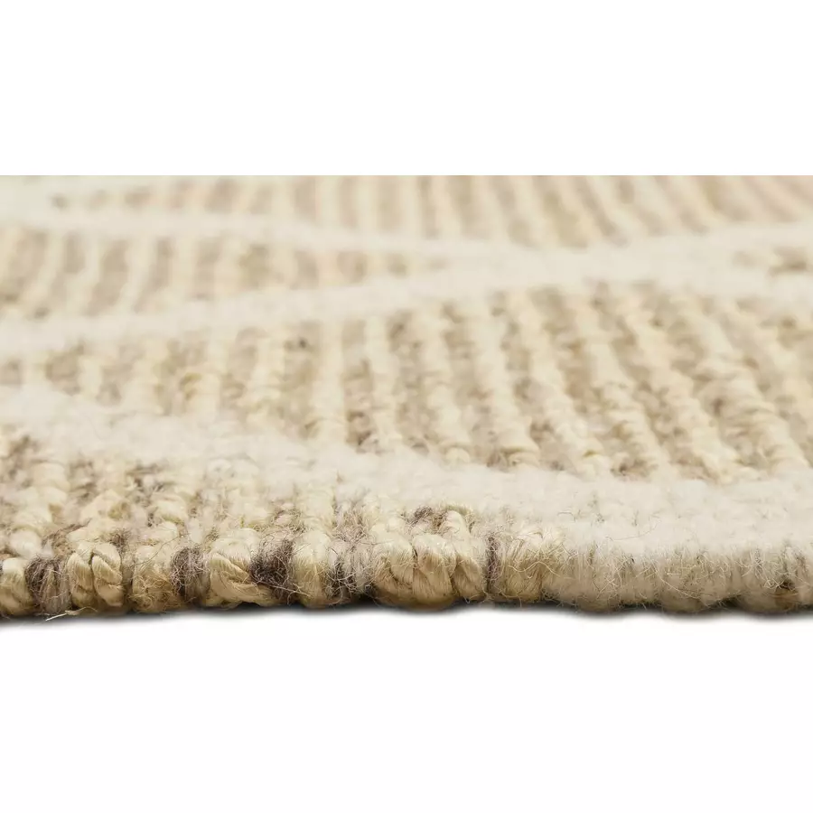Green Looop Handweb-Teppich Novella natur beige