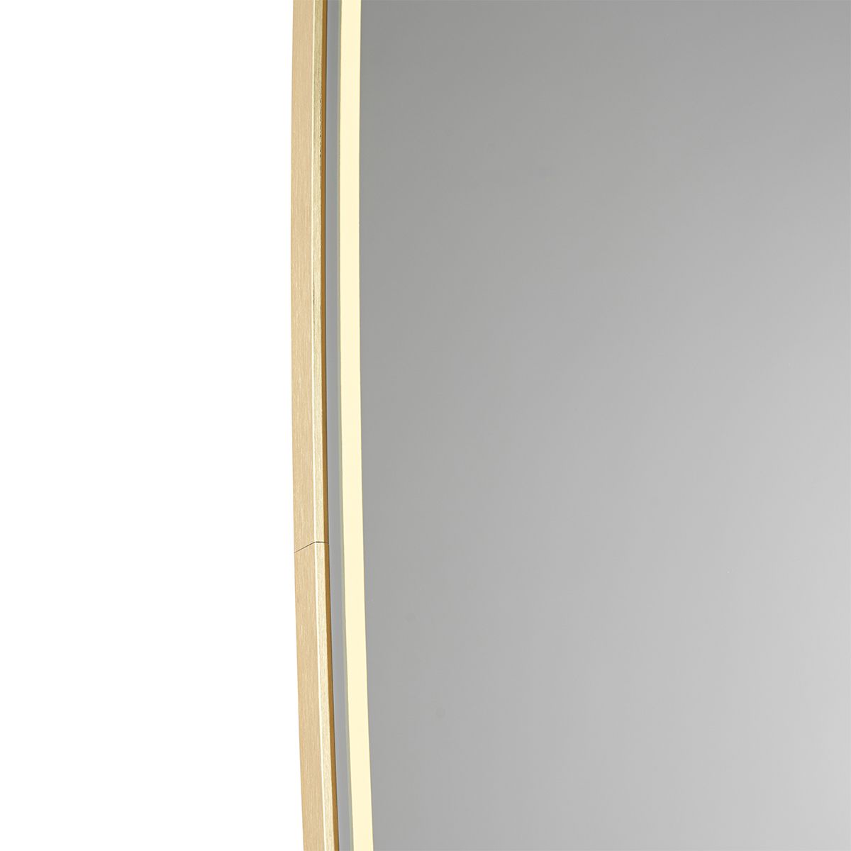 Moderne badkamerspiegel goud incl. LED en touch dimmer - Geraldien