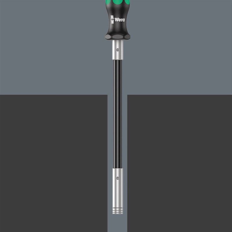 Wera - Handbithouder - 1/4 Inch - Flexibel - 3-Componentengreep - 1 Stuk