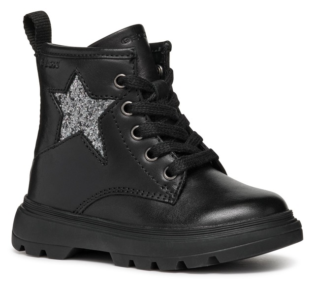 Geox Schnürstiefel »B KIDDARTAH GIRL A«  Plateaustiefel, Winterstiefel, Chunky Boots mit Proil Plateausohle