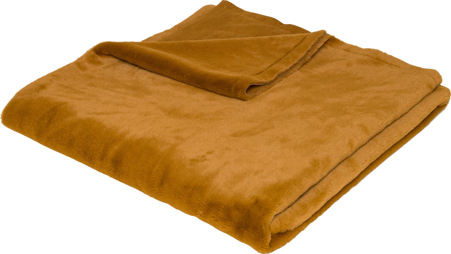 Intratuin plaid Polar geel 160 x 140 cm