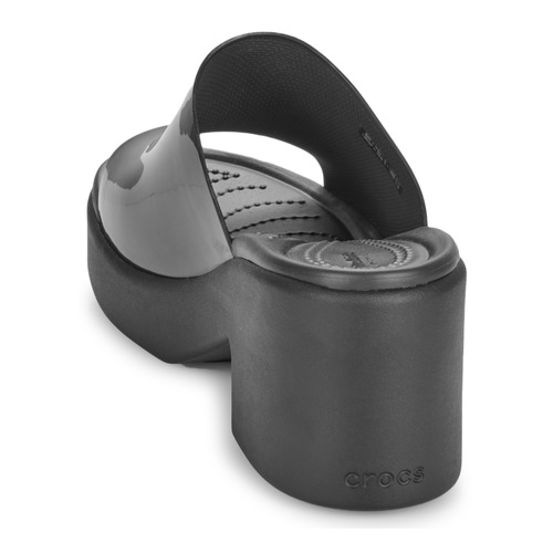 Crocs - BROOKLYN HEEL - Noir
