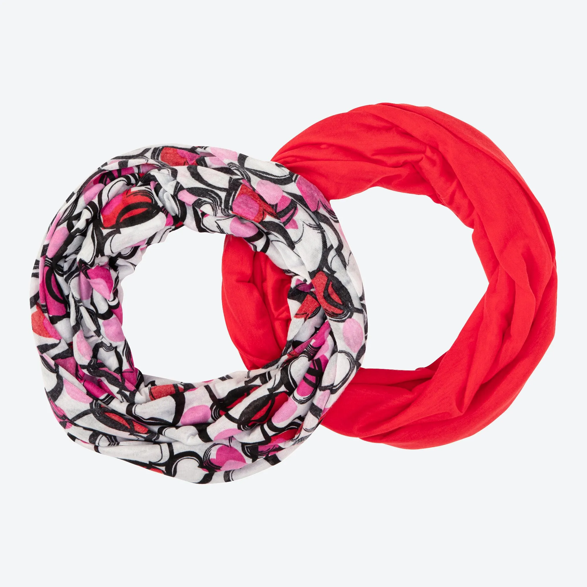 Damen-Loop-Schal, 2er-Pack