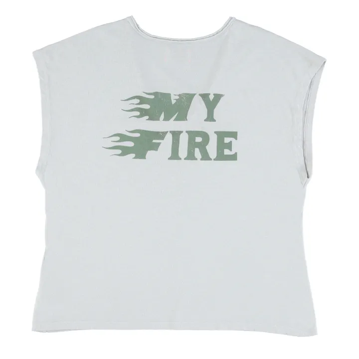 Sisters Department T-Shirt Camille Coton et Lin | Gris clair