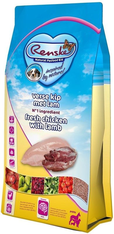 Renske - Super Premium Puppy Kip Lam Hondenvoer