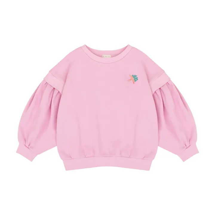 Jenest Sweat Manches Bouffantes Bird | Rose