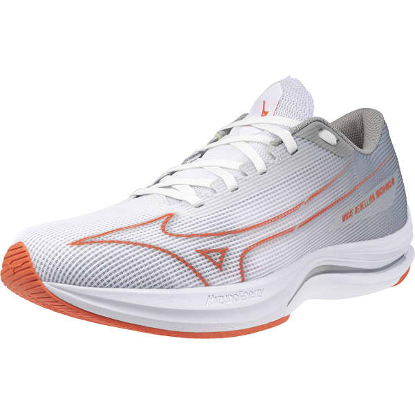 Chaussure running MIZUNO WAVE REBELLION SONIC 2 WHITE/HOT CORAL/HARBOR MIST