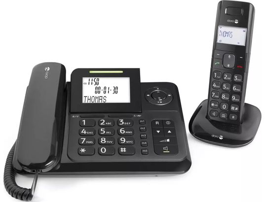 DORO - Téléphone filaire + Combiné sans fil Comfort 4005