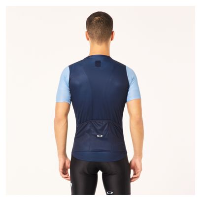 Maillot Manches Courtes Oakley Icon Classic Bleu