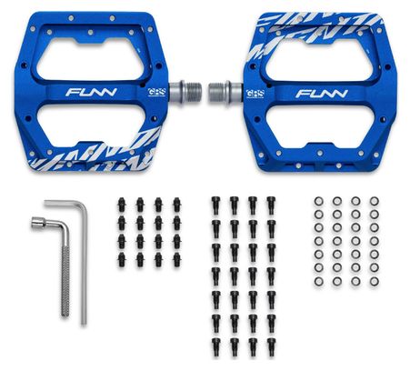 Paire de Pédales Plates Funn Funndamental GRS Bleu