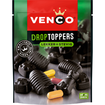 Venco Droptoppers Lekker & Stevig 225 g