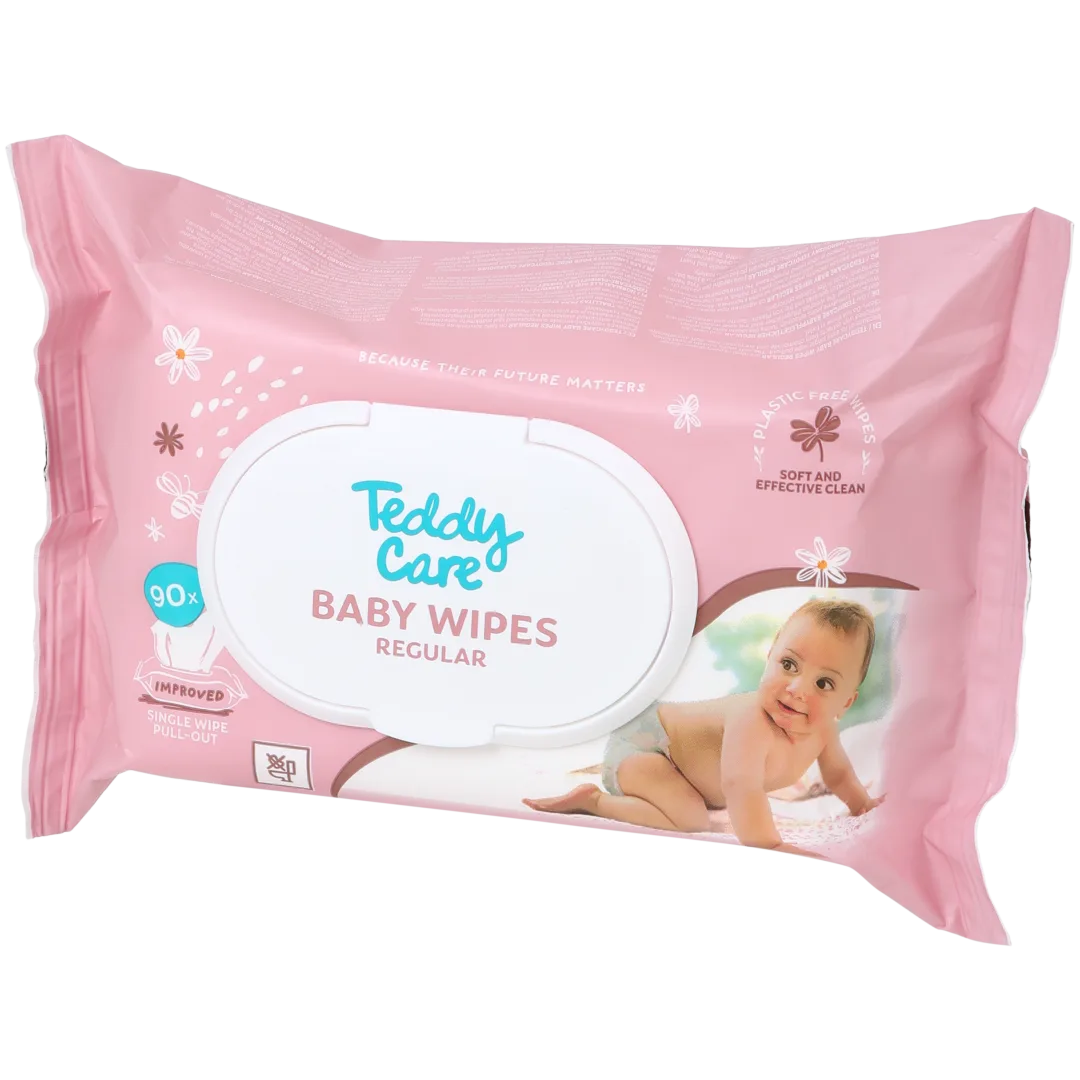 Lingettes pour bébé Teddy Care Regular