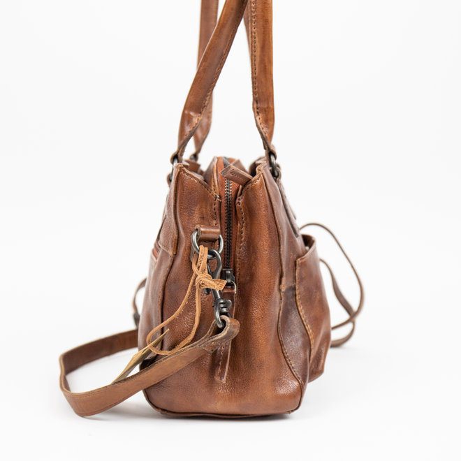Bear Design Callisto Pelle Schoudertas Rita Cognac CP1201