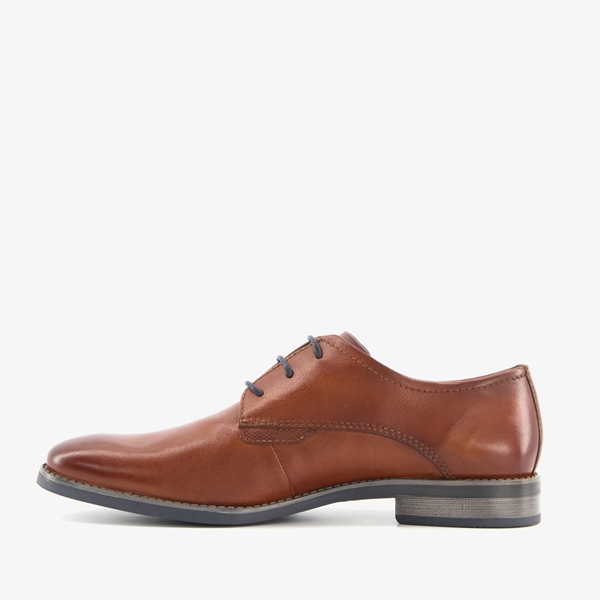 Bugatti Malco leren heren veterschoenen bruin