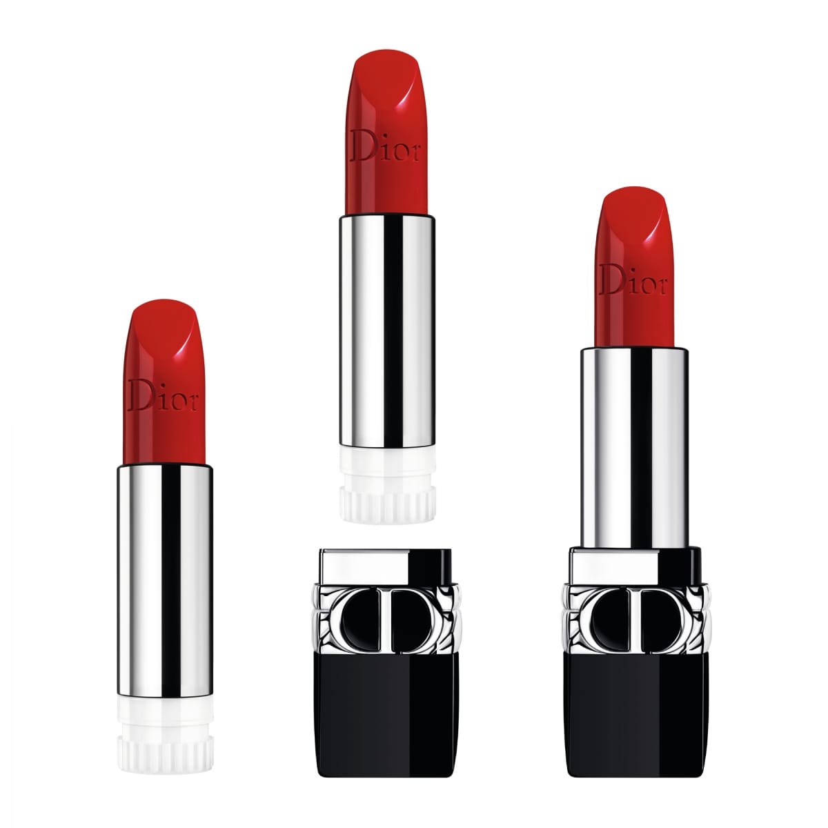 Rouge Dior La Recharge Rouge Dior La Recharge Recharge de Rouge à Lèvres aux 4 Finis Couture: Satin, Mat, Métallique &  Velours