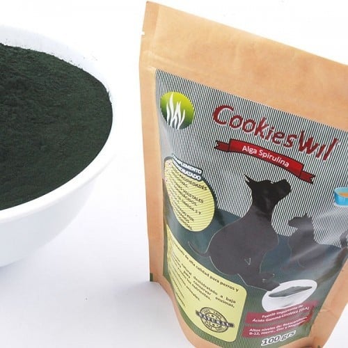 Suplemento de Alga Spirulina Cookieswil para Cães e Gatos