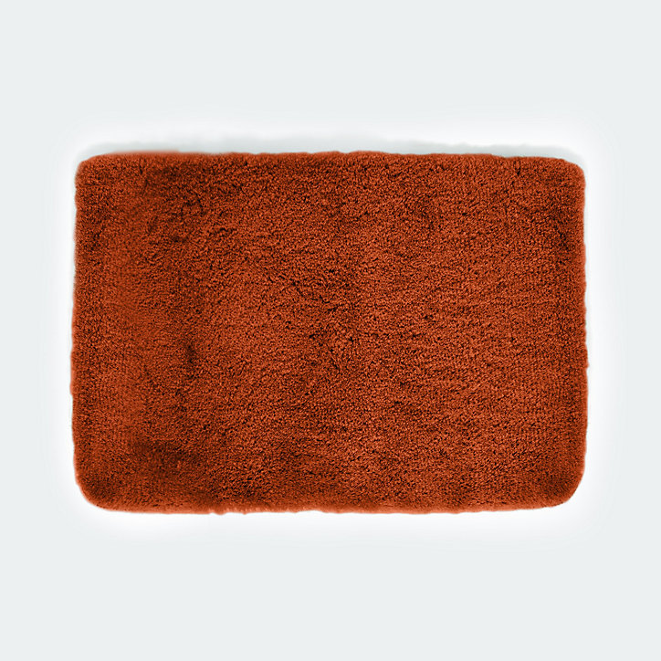 Tapis de bain antidérapant 55x55 cm, acrylique terracotta, Bree Spirella