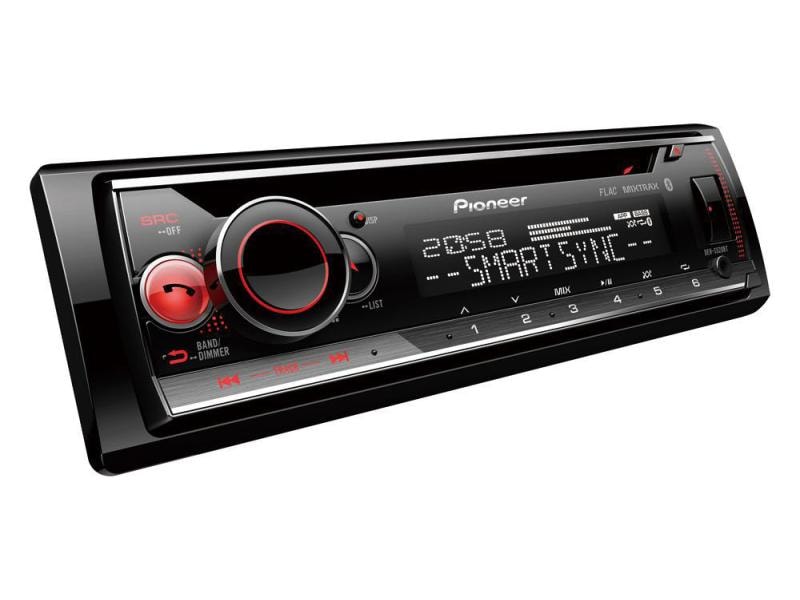 Pioneer Autoradio DEH-S520BT 1 DIN Autoradio mit FM-Tuner