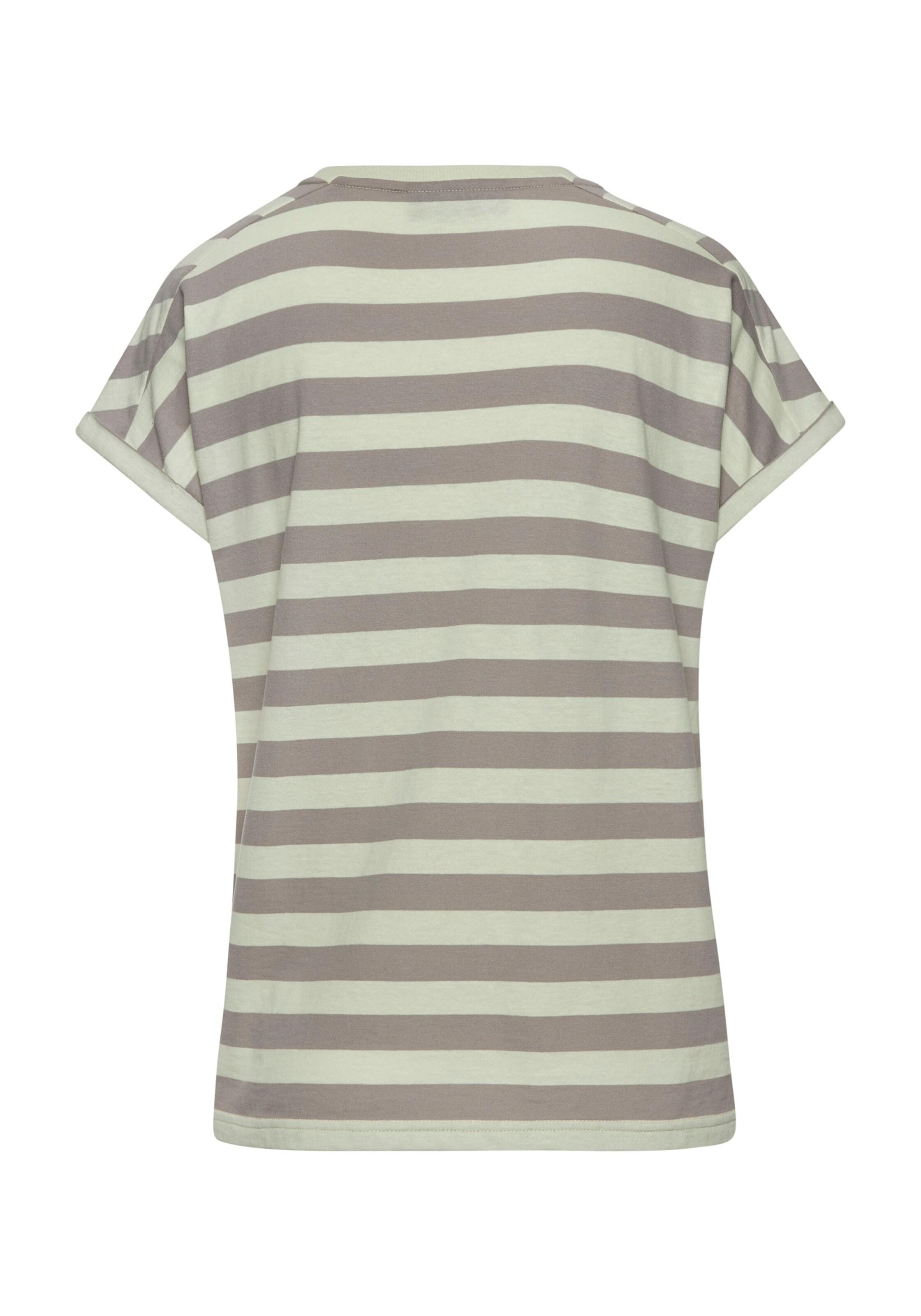 Elbsand T-Shirt in pastellgrün-grau
