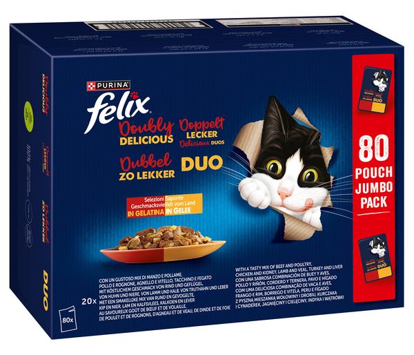 PURINA felix® Nassfutter für Katzen Doppelt