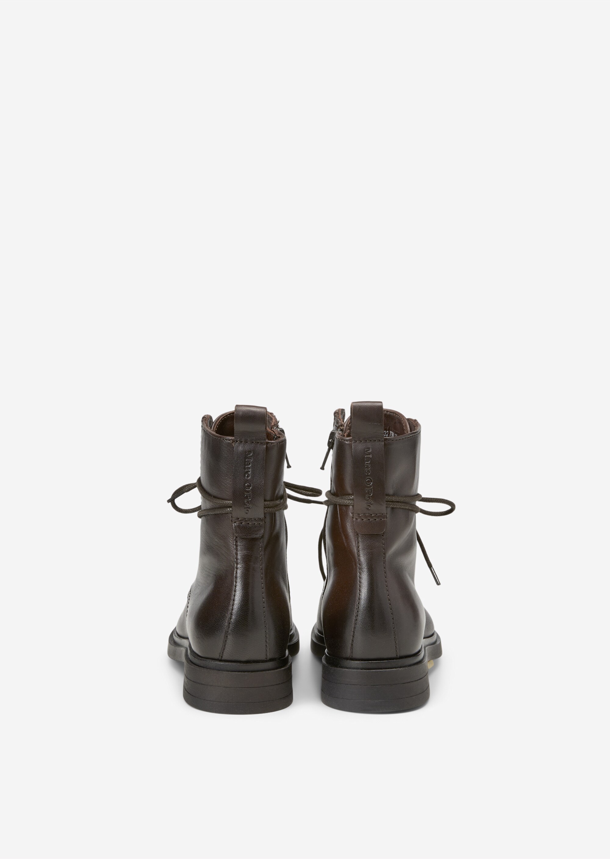 Schnürstiefel mit praktischem Innenzipper