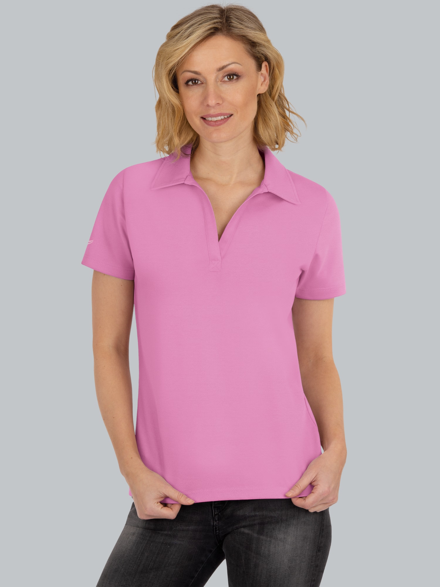 Poloshirt ohne Knopfleiste Candy