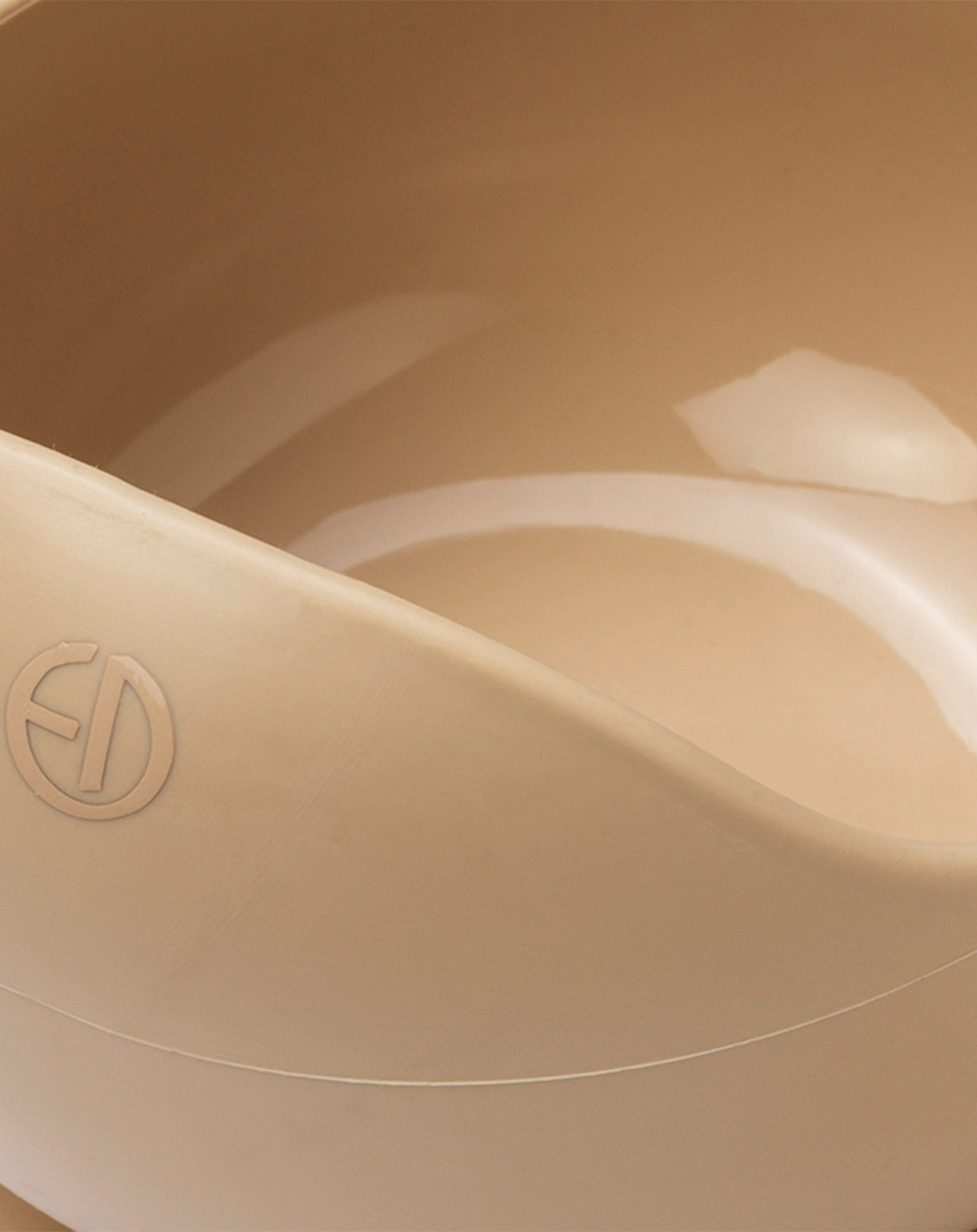 Silikon-Schale HUNGRY 2-teilig in pure khaki