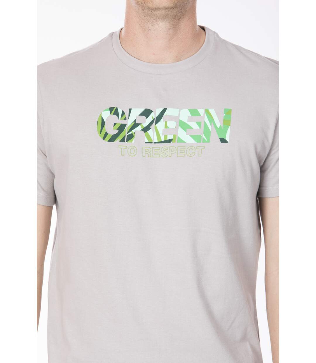 T-shirt coton bio GREENR9 GRIS