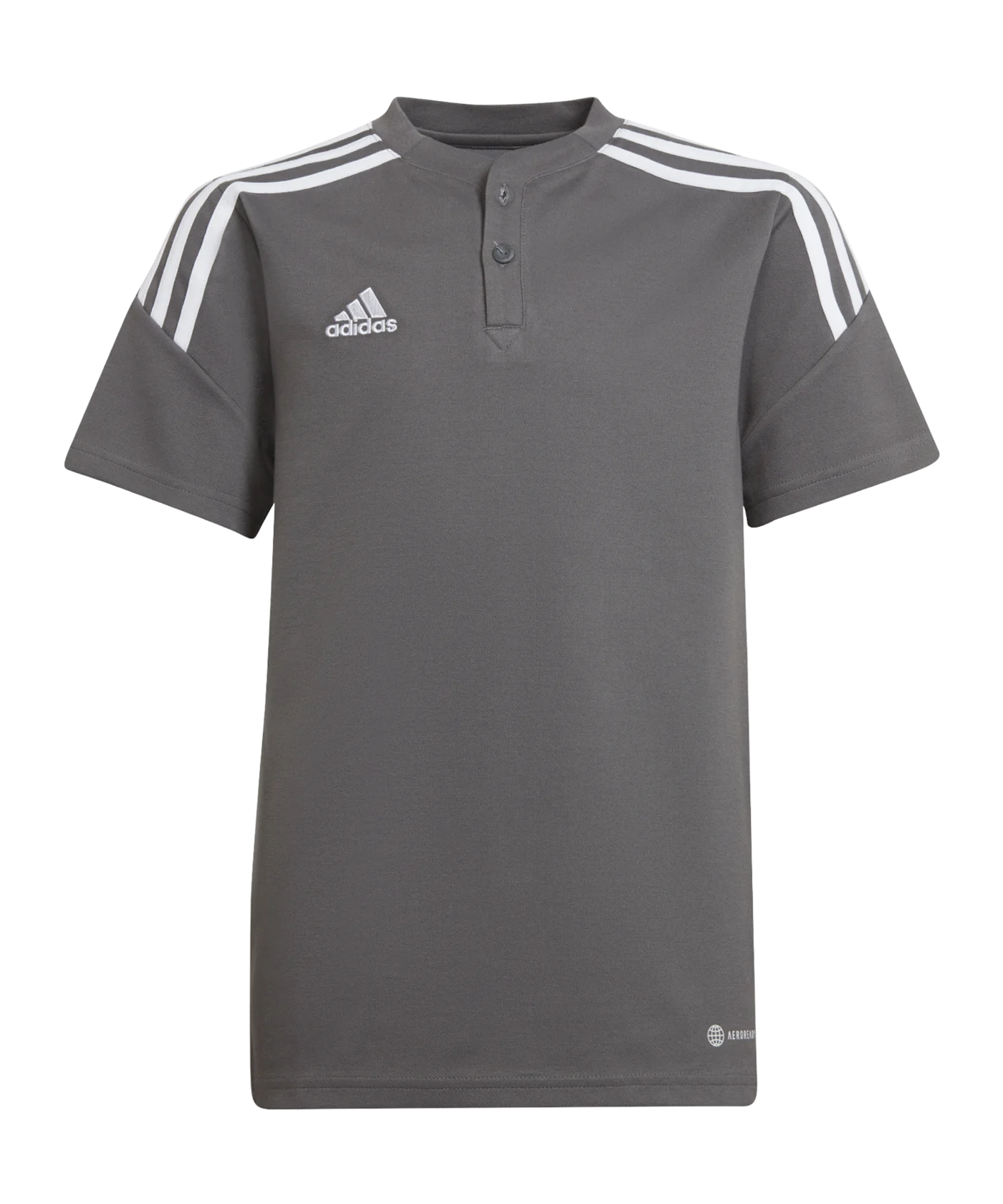 adidas Condivo 22 Poloshirt Kids Grau Weiss