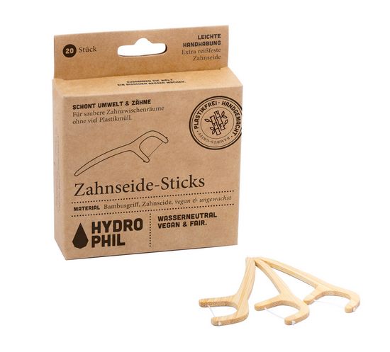 Hydrophil Zahnseide-Sticks Doppelpack