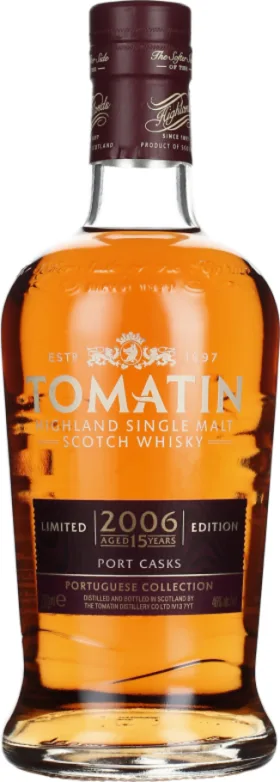 TOMATIN 15 YEARS 2006 PORT PORTUGUESE COLLECTION 70CL