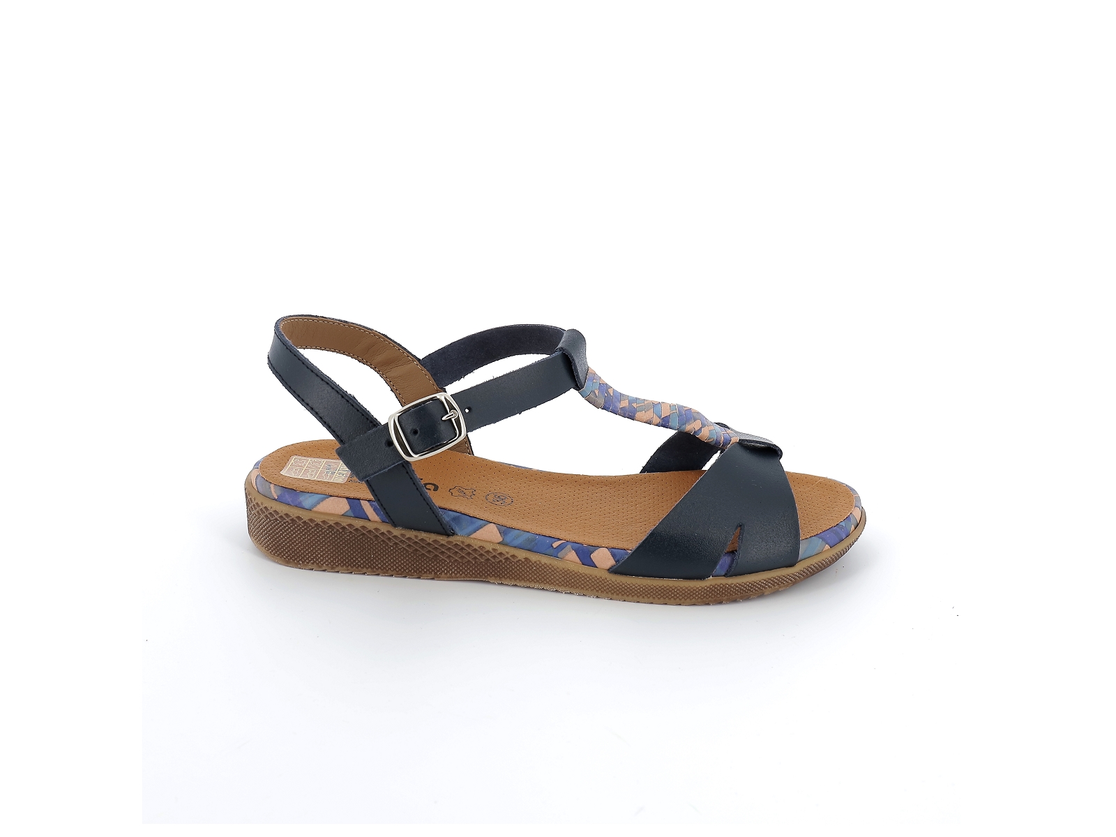 R brand-3423 Cuir Bleu